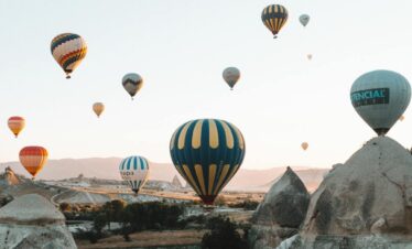 hot air balloons