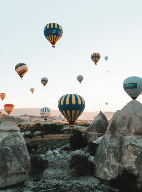 hot air balloons